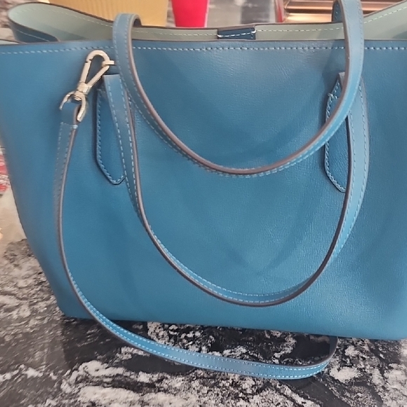 🚫Sold🚫Kate Spade Teal Tote Bag - Picture 3 of 6